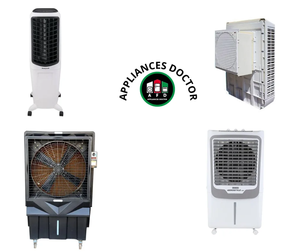 TYPES OF AIR COOLER WE REPAIR IN DUBAI 0588997516