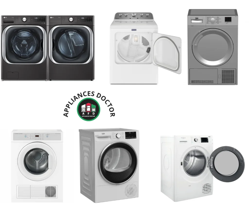 TYPES OF DRYER WE REPAIR IN DUBAI 0588997516