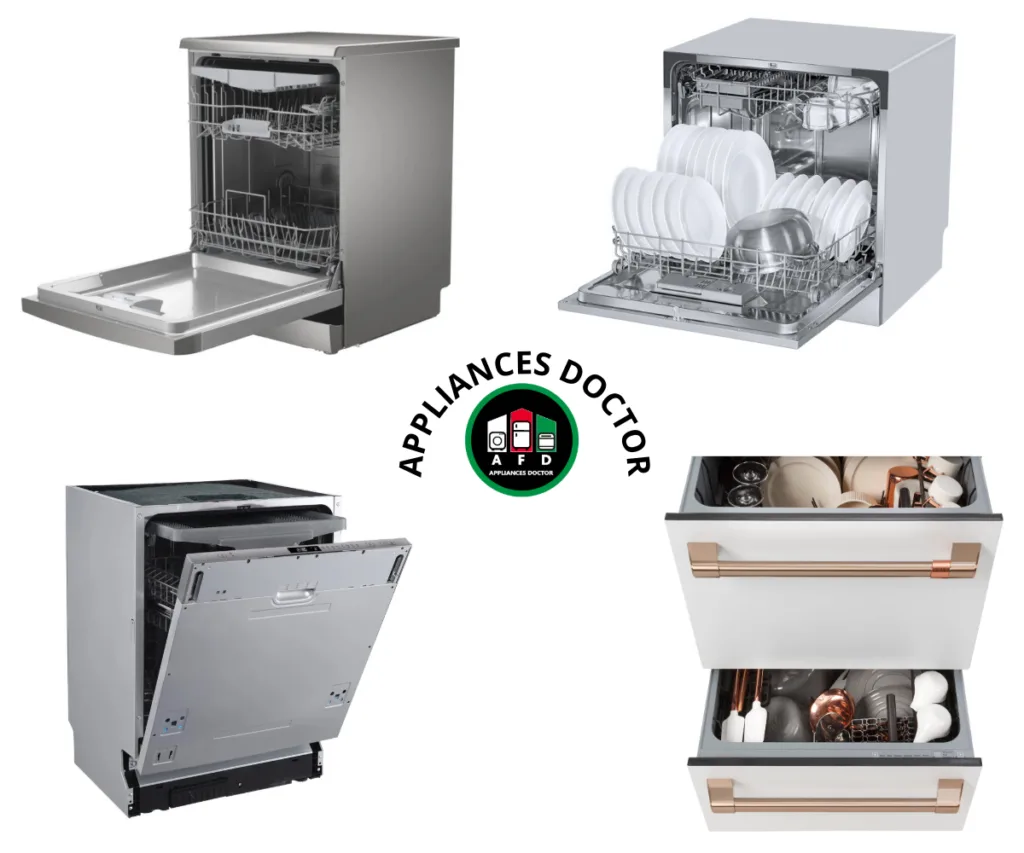 TYPES OF DISHWASHER WE REPAIR IN DUBAI 0588997516