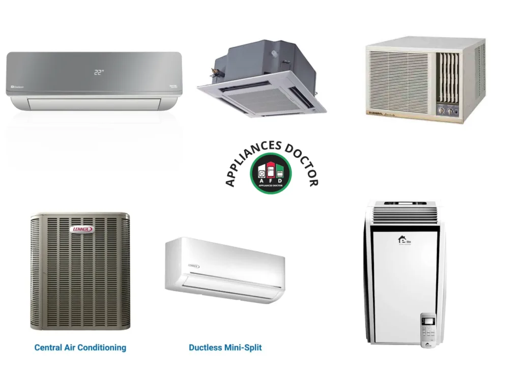 TYPES AIR CONDITIONER WE INSTALL 0588997516: