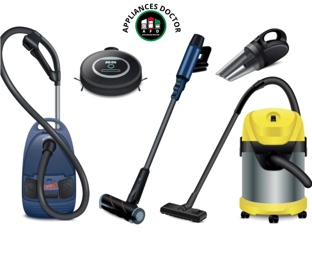 TYPES OF VACUUM CLEANERS WE REPAIR IN DUBAI